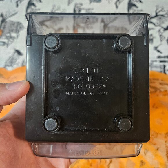 Vintage Rolodex S310C Covered Address Telephone Index Card File Petite Dividers - Picture 9 of 12